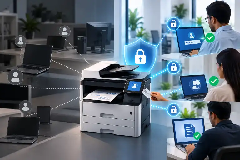 secure office printer