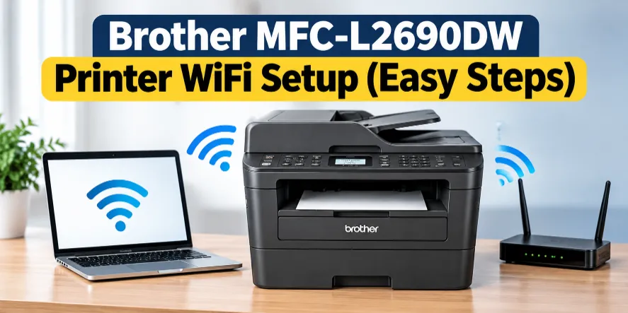 Brother MFC-L2690DW Printer WiFi Setup (Easy Steps)